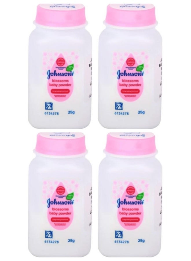 Blossoms Baby Powder 25 g 4 pcs